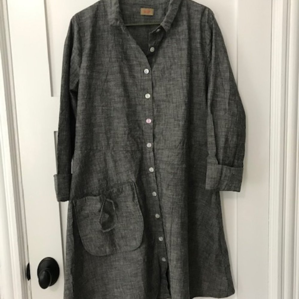 Boutique Brand "Tulip" Cotton Tunic Shirtdress